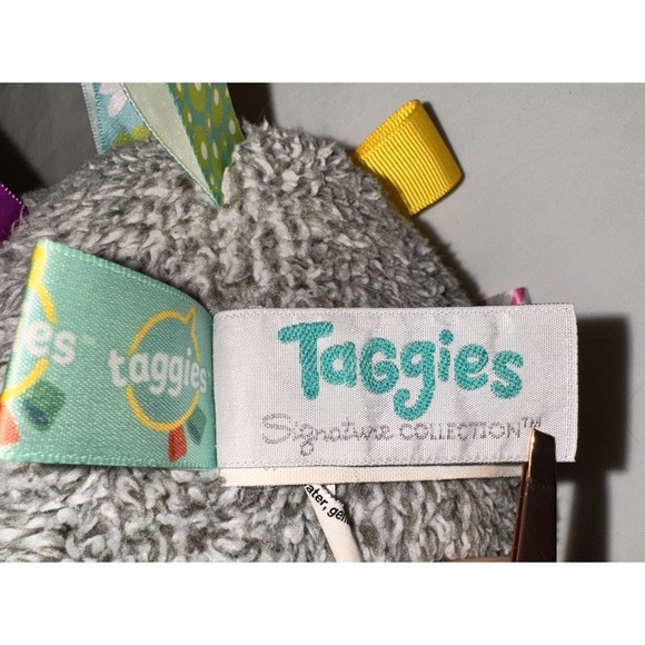 Taggies Hedgehog & Melissa Doug K's Kids Rainbow Fish Sensory‎ Crinkle Plush Lot - Picture 13 of 16